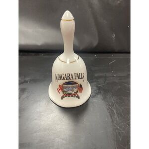Vintage Porcelain Niagara Falls Bell Souvenir Approximately‎ 3.5" Tall